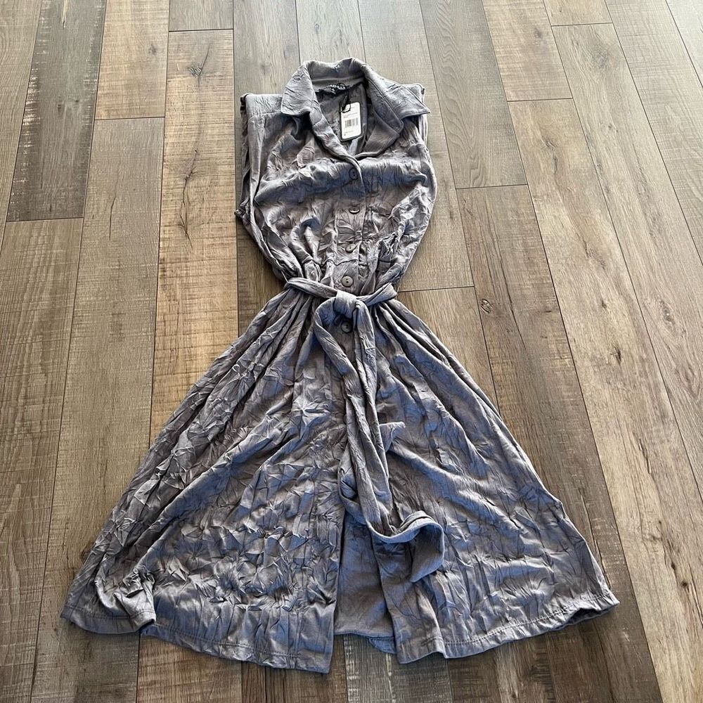 Picadilly Sleeveless Shirt Dress size s